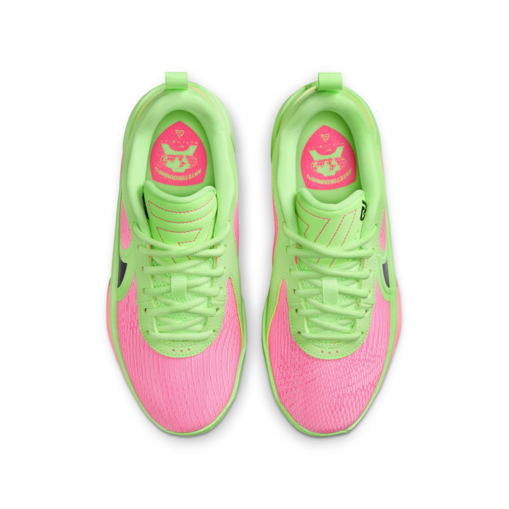 Nike Giannis Freak 6 Gs Lime Grey Rosa - Scarpe Basket Bambino