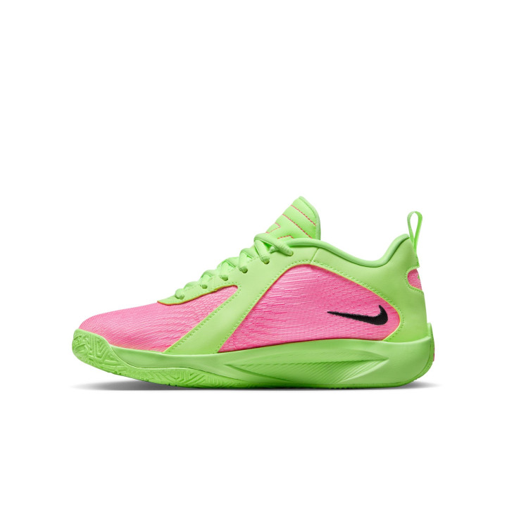 Nike Giannis Freak 6 Gs Lime Grey Rosa - Scarpe Basket Bambino