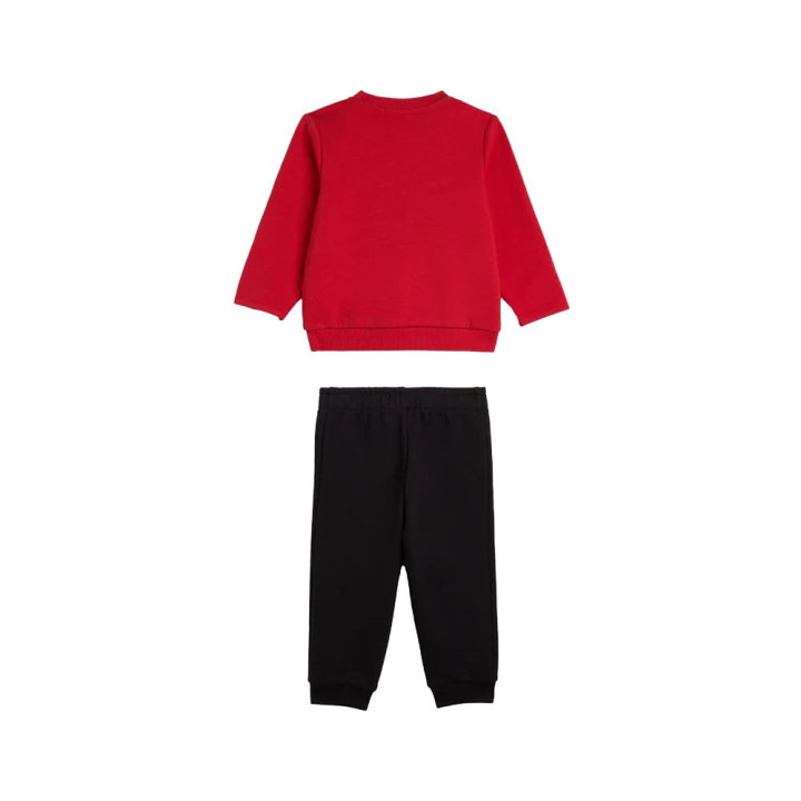 Puma Tuta Calcio Ac Milan Culture Nero Rosso Baby