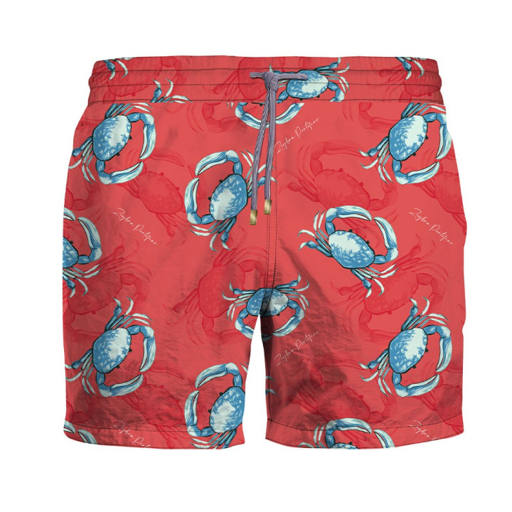 Zeybra Costume Boxer Heritage Granchi Int Rosso Uomo