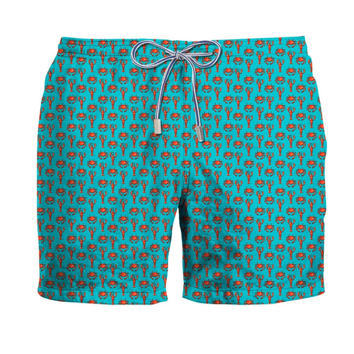 Zeybra Costume Boxer Heritage Aragoste Int Verde Uomo
