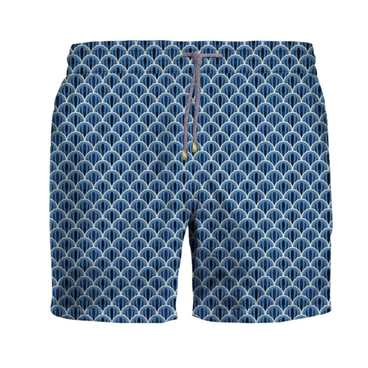 Zeybra Costume Boxer Fantasia Blu Uomo
