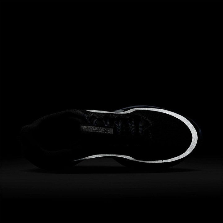 Nike Pegasus Premium Nero Metallic Argento - Scarpe Running Uomo
