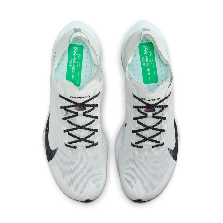 Nike Zoomx Vaporfly Next 4% Bianco Nero-Hyper Rosa - Scarpe Running Uomo