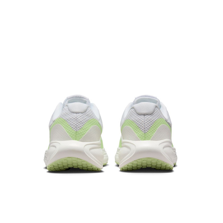 Nike Revolution 8 Bianco Metallic Argento-Volt - Scarpe Running Donna