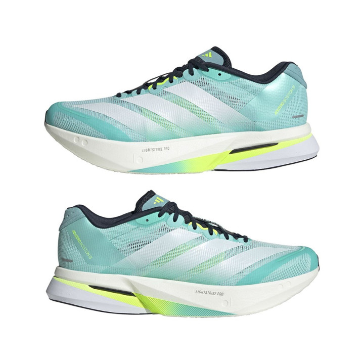 Adidas Adizero Boston 13 Flaaqu Bianco Luclem - Scarpe Running Uomo