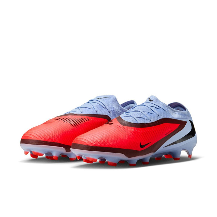 Nike Phantom 6 Low Pro Fg Blu Rosso - Scarpe Da Calcio Uomo