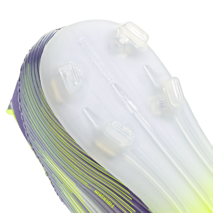 ADIDAS F50 League Fg Mg Viola Bianco Lime - Scarpe Da Calcio Uomo