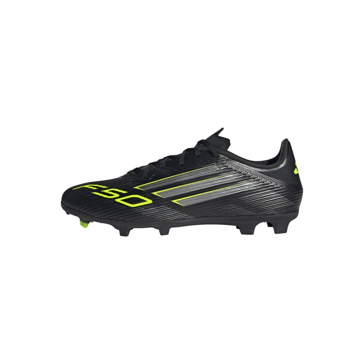 ADIDAS F50 League Fg Mg Nero Lime - Scarpe Da Calcio Uomo