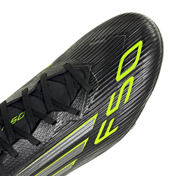 ADIDAS F50 League Fg Mg Nero Lime - Scarpe Da Calcio Uomo