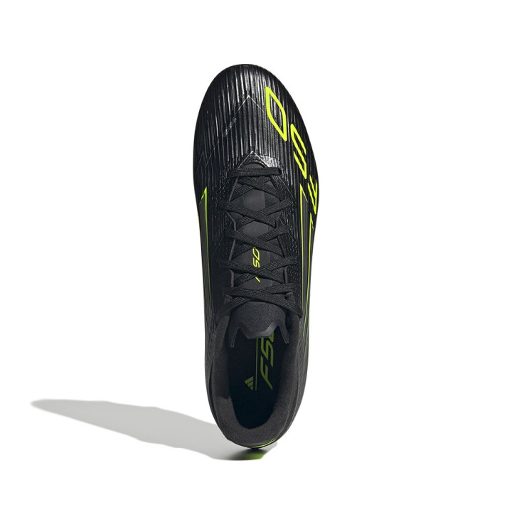 ADIDAS F50 League Fg Mg Nero Lime - Scarpe Da Calcio Uomo