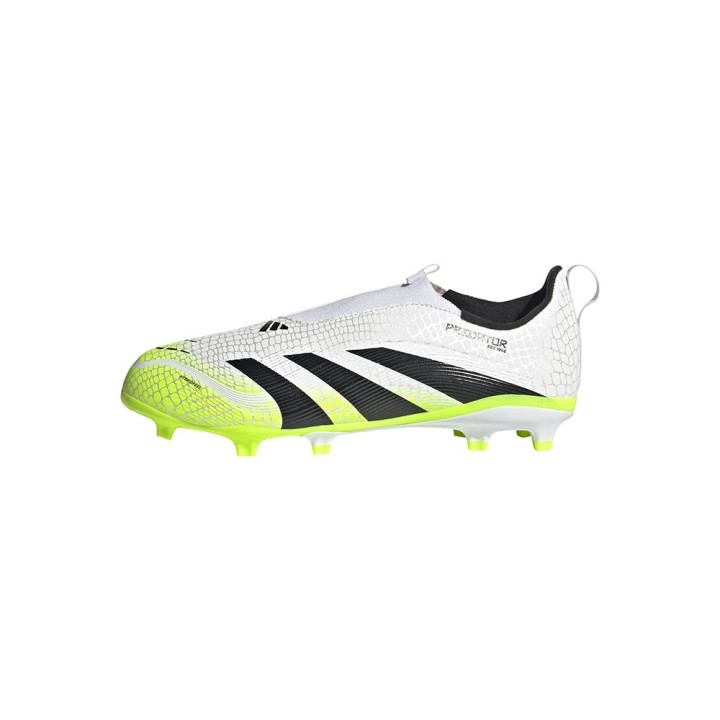ADIDAS Predator League Fg Mg Bianco Nero Lime - Scarpe Da Calcio Bambino