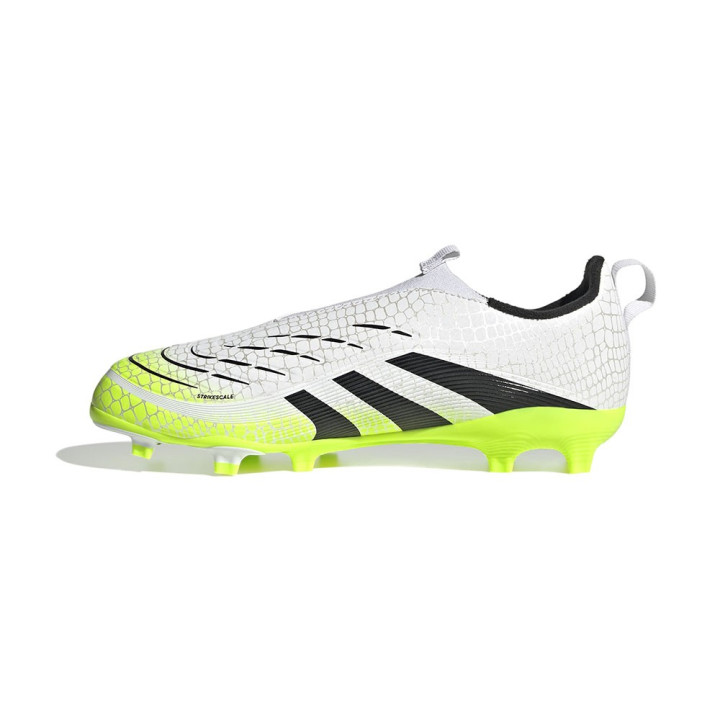 ADIDAS Predator League Fg Mg Bianco Nero Lime - Scarpe Da Calcio Bambino
