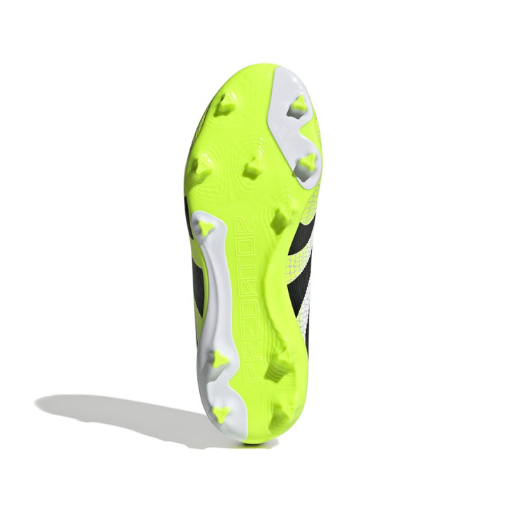 ADIDAS Predator League Fg Mg Bianco Nero Lime - Scarpe Da Calcio Bambino