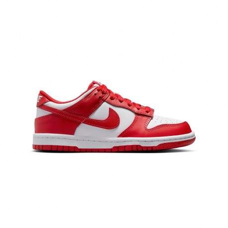 Nike Dunk Low Gs Bianco Rosso - Sneakers Bambino
