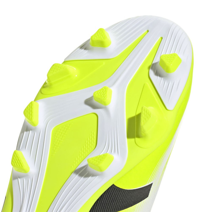 ADIDAS Predator Club Fg Mg Bianco Nero Lime - Scarpe Da Calcio Bambino