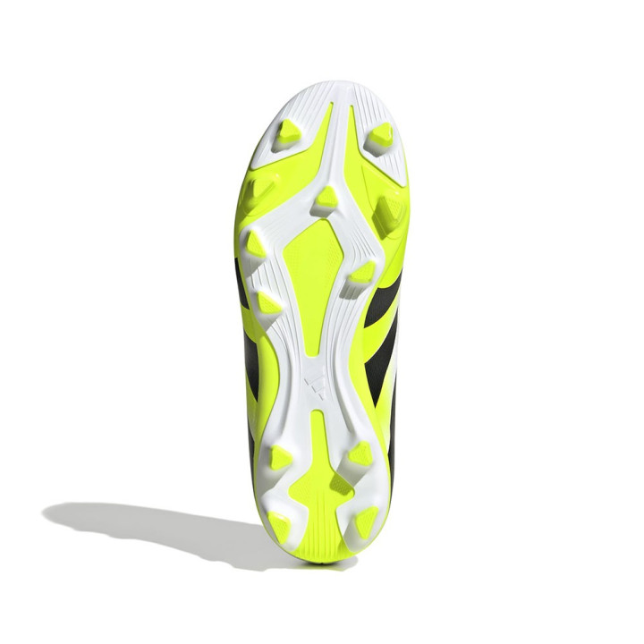 ADIDAS Predator Club Fg Mg Bianco Nero Lime - Scarpe Da Calcio Bambino