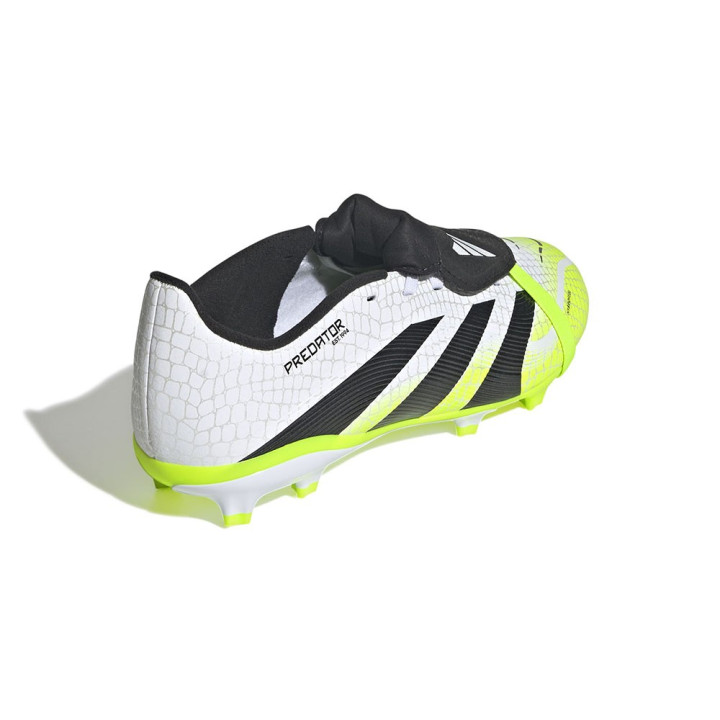 ADIDAS Predator League Ft Fg Mg Bianco Nero Lime - Scarpe Da Calcio Bambino
