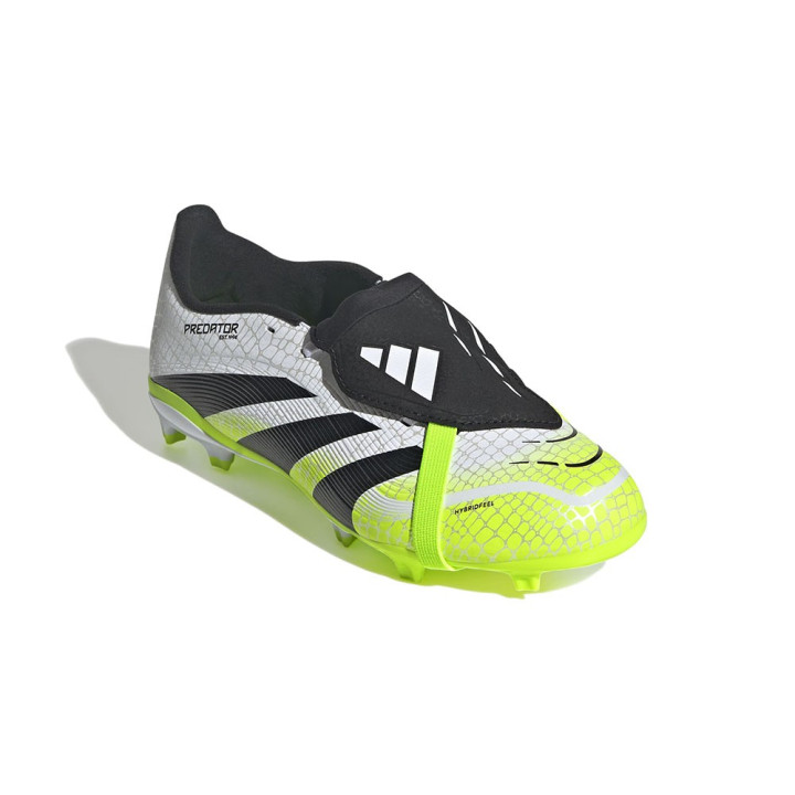 ADIDAS Predator League Ft Fg Mg Bianco Nero Lime - Scarpe Da Calcio Bambino