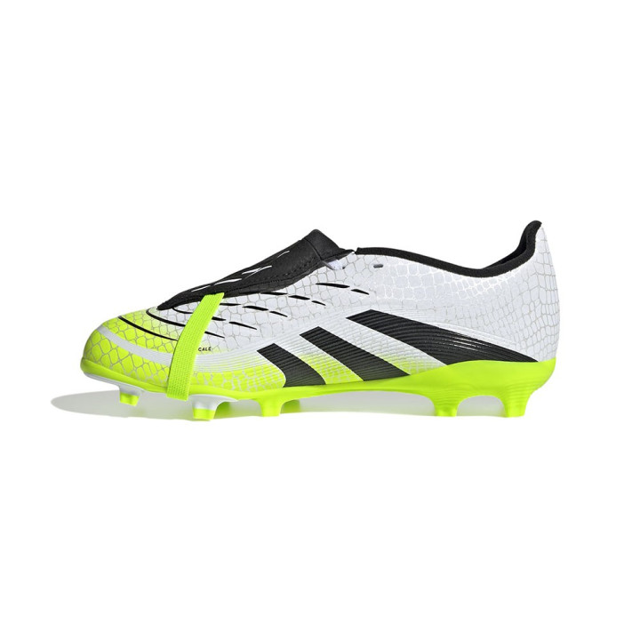 ADIDAS Predator League Ft Fg Mg Bianco Nero Lime - Scarpe Da Calcio Bambino