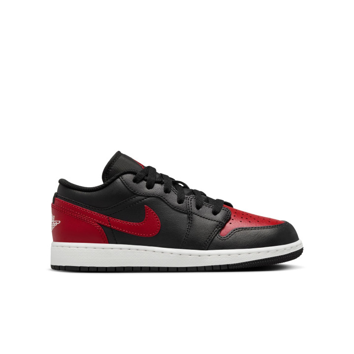 Nike Air Jordan 1 Low Gs Nero Rosso - Sneakers Bambino