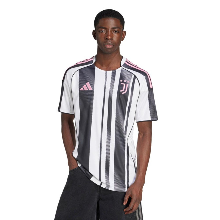 ADIDAS Maglia Maniche Corte Juve Home 25 26 Bianco Nero Uomo