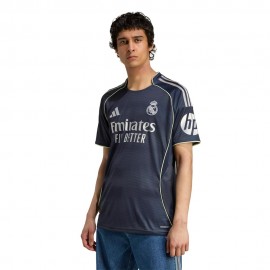 Maniche Corte Real Madrid Away 25 26 blu bianco
