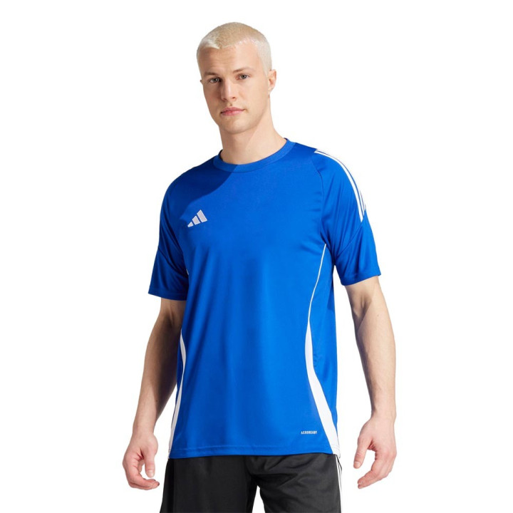ADIDAS Maglia Maniche Corte Tiro 24 Blu Bianco Uomo