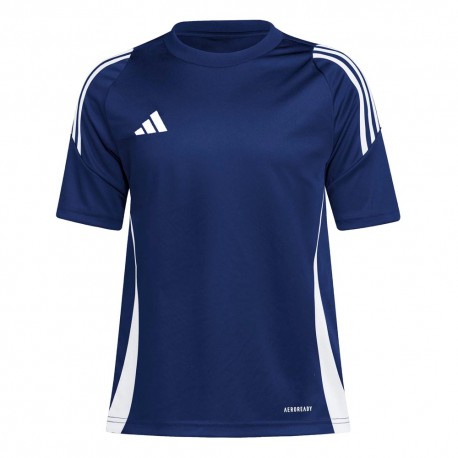 ADIDAS Maglia Maniche Corte Tiro 24 Blu Bianco Bambino