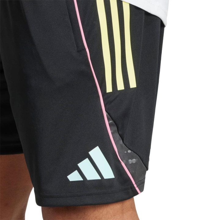 ADIDAS Pantaloncini Calcio Juve Tr Nero Giallo Uomo