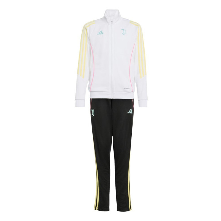 ADIDAS Tuta Calcio Juve Poly Bianco Nero Bambino