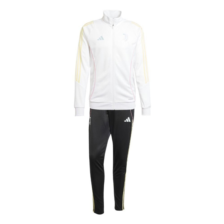 ADIDAS Tuta Calcio Juve Poly Training Bianco Nero Uomo
