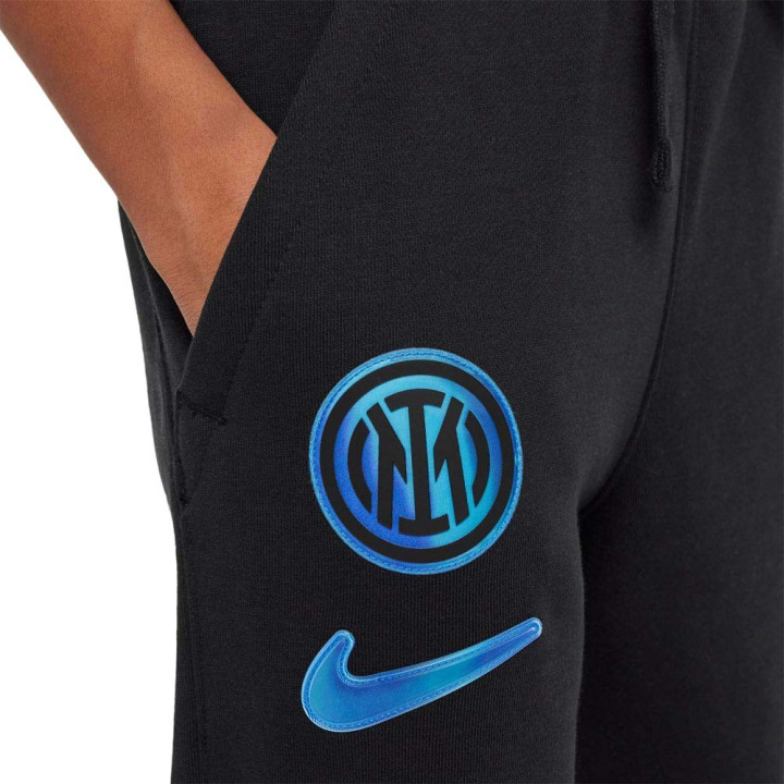 Nike Pantaloni Inter Express Nero Azzurro Bambino
