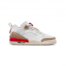 Jordan Spizike Low bianco rosso