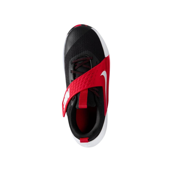 Nike Team Hustle D Gs Nero Rosso Bianco - Scarpe Ginnastica Bambino