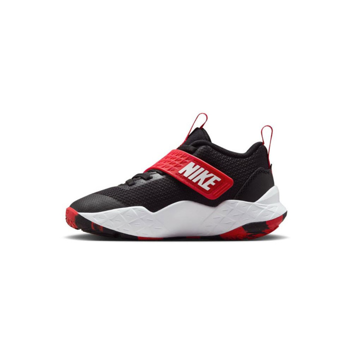 Nike Team Hustle D Ps Nero Rosso Bianco - Scarpe Ginnastica Bambino