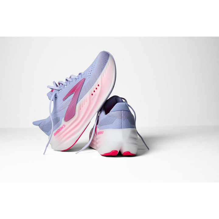 Brooks Glycerin Max Blu Heron Diva Rosa - Scarpe Running Donna