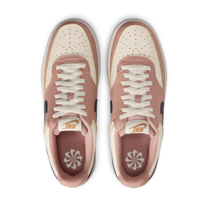 Nike Court Vision Low Next Nature Rosa Avorio - Sneakers Donna