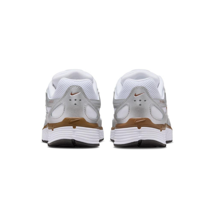 Nike Pegasus P-6000 Bianco Argento Oro - Sneakers Donna