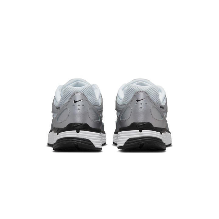 Nike Pegasus P-6000 Bianco Argento Nero - Sneakers Donna