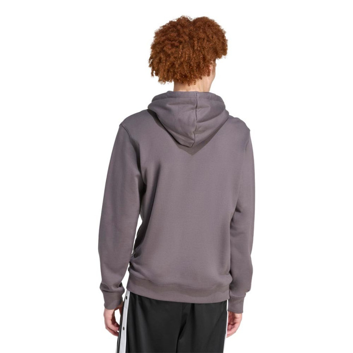 ADIDAS Originals Trefoil Felpa Con Cappuccio Grigio Uomo