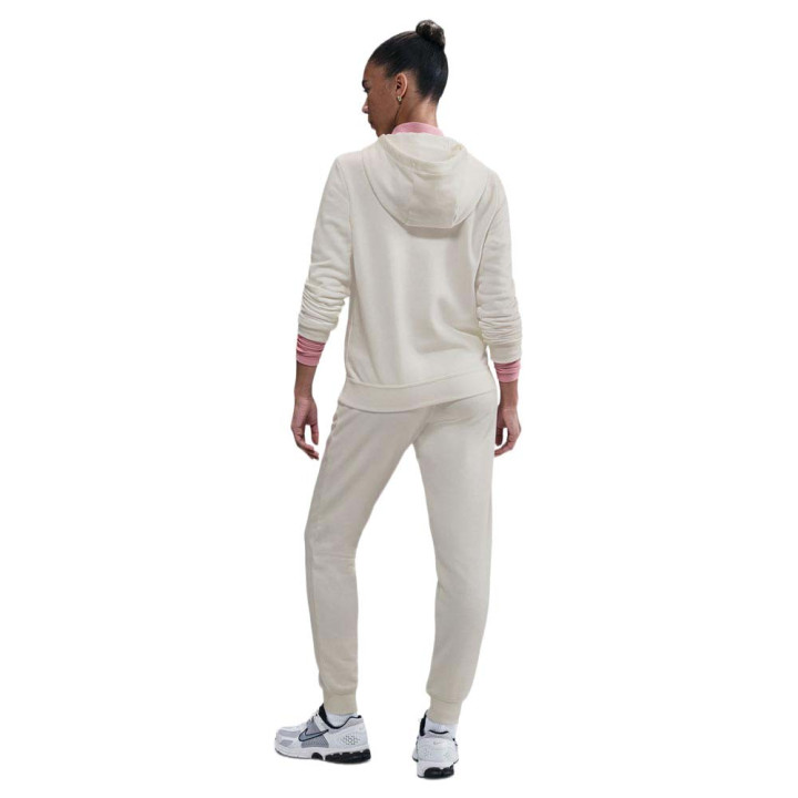 Nike Sportswear Club Felpa Con Cappuccio Bianco Donna