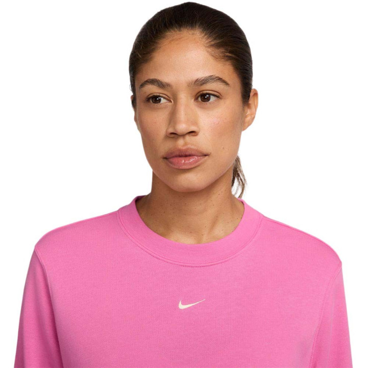 Nike Sportswear Chill Terry Felpa Giro Rosa Donna