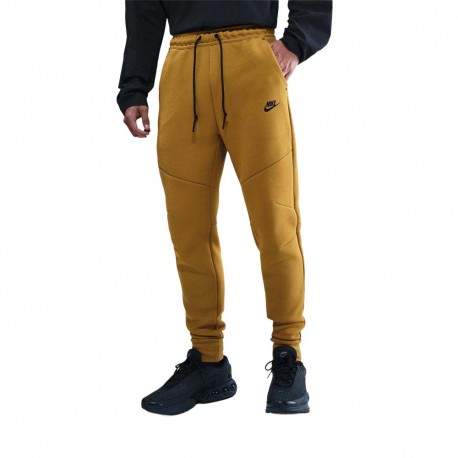 Nike Tech Pantaloni Con Polsino Tech Fleece Moro Uomo