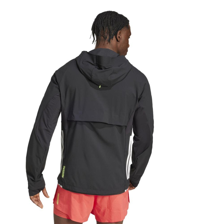 ADIDAS Giacca Running Adizero Jkt Nero Nero Uomo