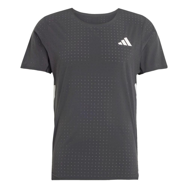 ADIDAS T-Shirt Running Adizero Nero Uomo