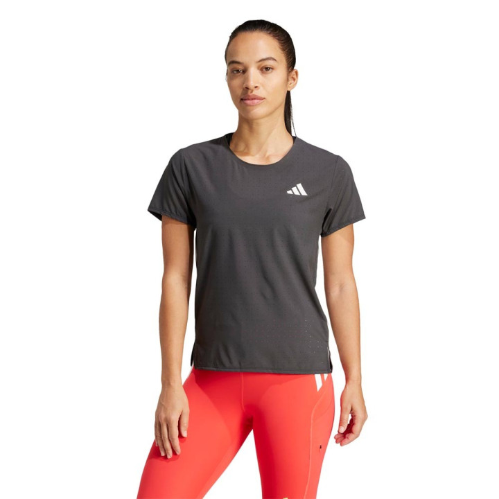 ADIDAS T-Shirt Running Adizero Nero Donna