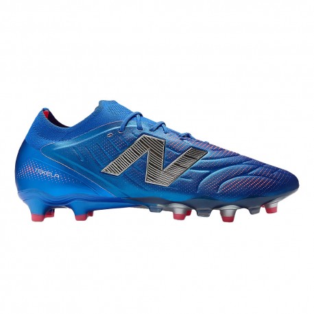 New Balance Tekela Elite Low Laced FG V5 Blu Gemstone - Scarpe da Calcio Uomo
