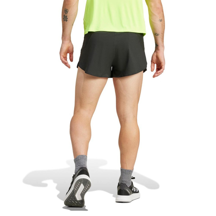 ADIDAS Pantaloncini Running Adizero Essentials Split Nero Uomo