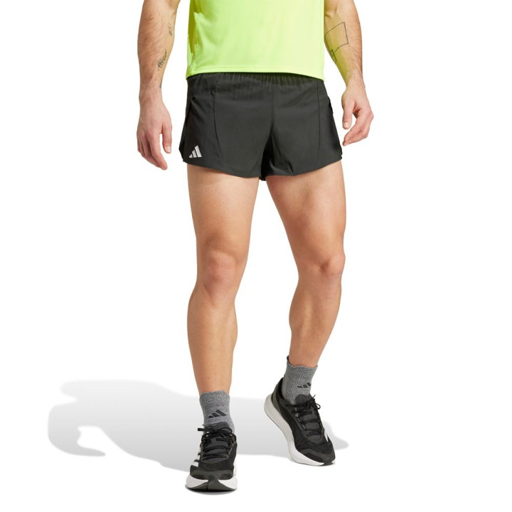 ADIDAS Pantaloncini Running Adizero Essentials Split Nero Uomo